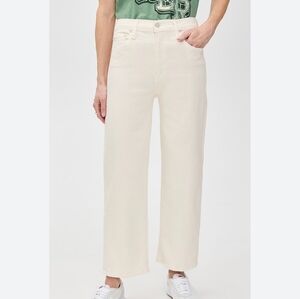 MOTHER high Waisted Rascal Ankle Fray